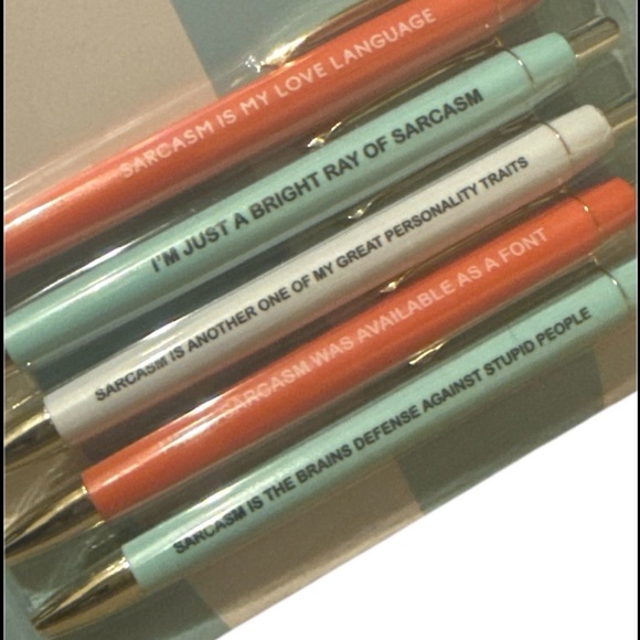 Sarcasm Pen Set - Picture 2 of 2